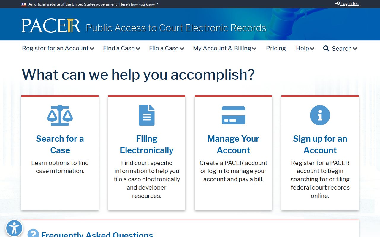 Carteret County federal criminal record search through PACER